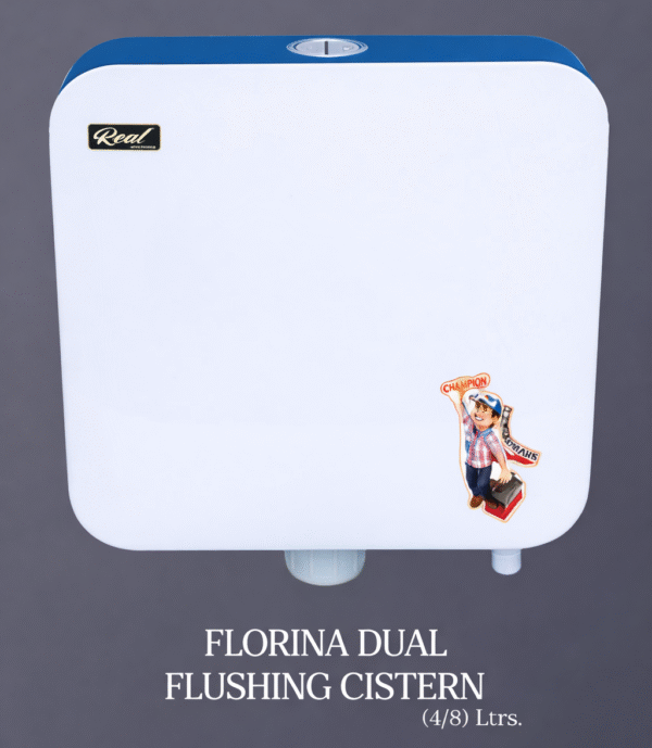Florina Dual Flushing Cistern (4/8Ltrs)