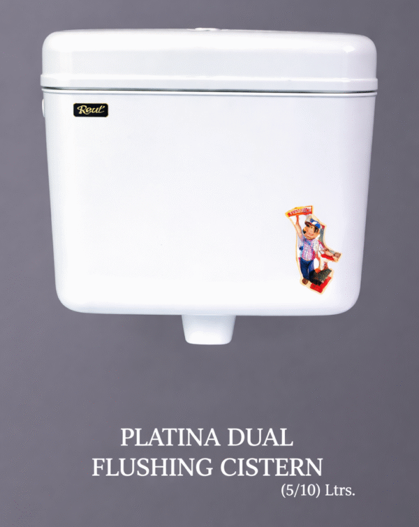 Platina Dual Flushing Cistern (5/10Ltrs)
